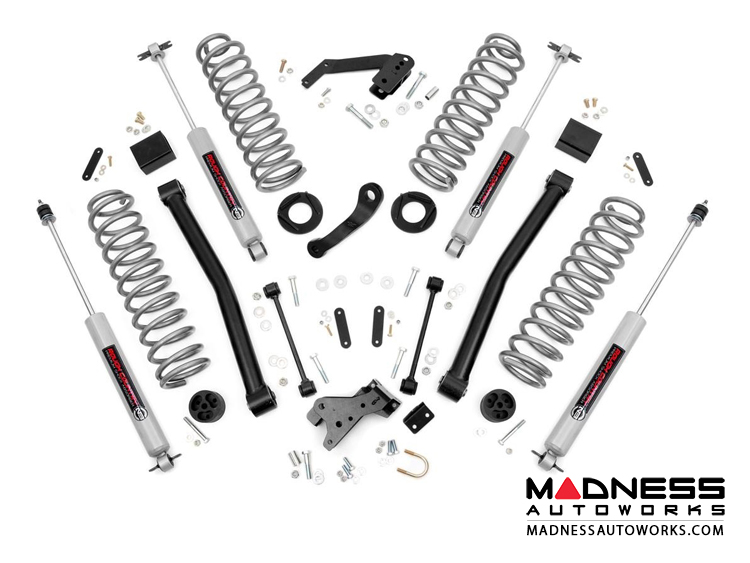 Jeep Wrangler JK Suspension Lift Kit w/ Control Arm Drop & N3 Shocks - 3.5" Lift - 2 Door